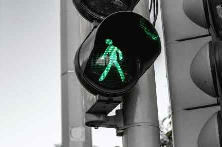 Walking sign - green means go